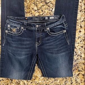 Miss Me Women's Dark Wash Skinny Jeans